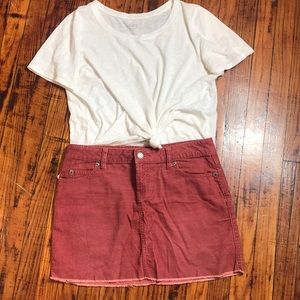 Corduroy Skirt